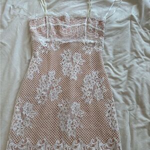 MAJORELLE White Lace Dress